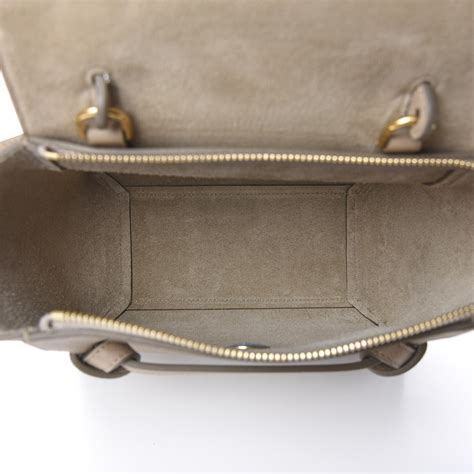 celine taupe|Women's Nano Belt Bag In Grained Calfskin .